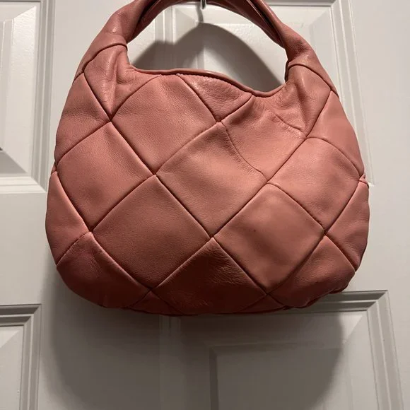 Falor pink leather bag